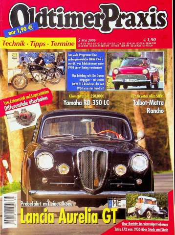Deckblatt Oldtimer Praxis (05/2006)